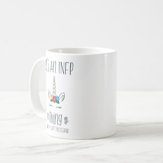 Mug Licorne de chose d'INFP (Devant gauche)
