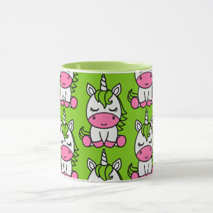 Mug Licorne de petites filles poney