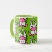 Mug Licorne de petites filles poney (Devant gauche)