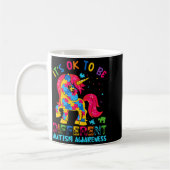 Mug Licorne de sensibilisation et d'acceptation de l'a (Gauche)
