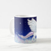 Mug Licorne de volaille avec étoiles (Devant gauche)