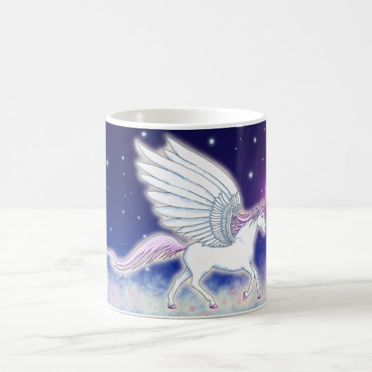 Mug Licorne de volaille avec étoiles (Centre)