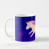 Mug Licorne drôle de vol pétant un arc-en-ciel (Gauche)