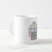 Mug Licorne Enseignement avec Licorne Énergie Gras Typ (Devant gauche)