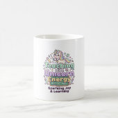 Mug Licorne Enseignement avec Licorne Énergie Gras Typ (Centre)