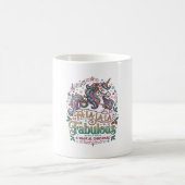 Mug Licorne Fa La La La Fabuleux Fond Blanc Mignon (Centre)