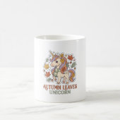 Mug Licorne Feuilles d'Automne Licorne Conception Grap (Centre)