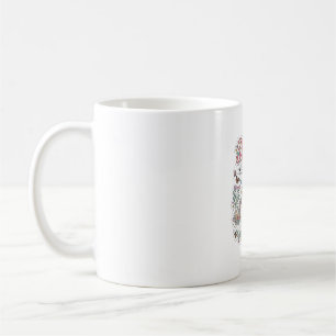 Mug Licorne Fleurir avec la Typographie Vectorielle Pr