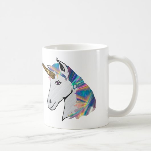 Mug licorne holographique (Droite)