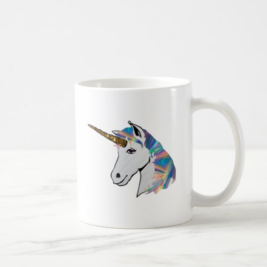Mug licorne holographique (Droite)