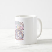 Mug Licorne Introvertie mais Originale Blanche Étincel (Devant droit)
