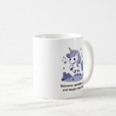 Mug Licorne Kawaii Pastel Mignonne (Devant droit)