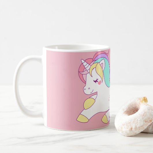 Mug Licorne magique (Avec donut)