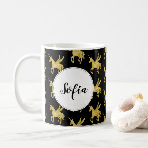 Mug licorne magique, licorne or, tendance