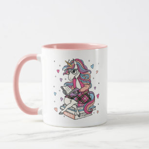 Mug Licorne Mathématique Magique Lecteur Savant Mignon
