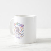 Mug Licorne Mathicorne Mode Typographie Adorable Desig (Devant gauche)