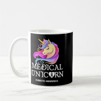 Mug Licorne médicale Sensibilisation au diabète