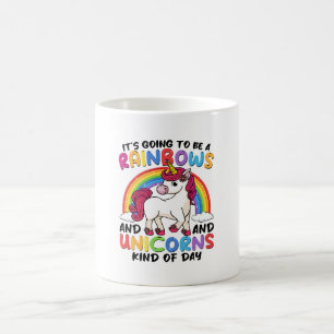 Mug Licorne Mignonne Arc-en-ciel Drôle
