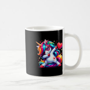 Mug Licorne Mignonne Drôle Cool Dabbing Coeur Saint Va