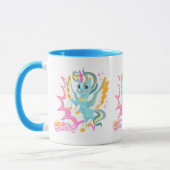 Mug Licorne mignonne et puissante (Gauche)
