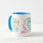 Mug Licorne mignonne et puissante (Devant gauche)