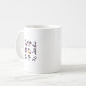 Mug Licorne Musculation Force Athlétique Gym Entraînem (Devant gauche)