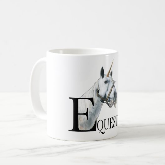 Mug licorne oculaire équestre (Devant gauche)