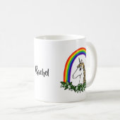 Mug Licorne personnalisée par licorne faite sur (Devant droit)