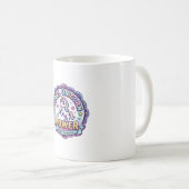 Mug Licorne Pixel Licorne Puissance VÊTEMENTS PRÊT POD (Devant droit)