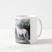 Mug Licorne Pleine Lune Croire (Devant droit)