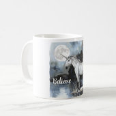 Mug Licorne Pleine Lune Croire (Devant gauche)