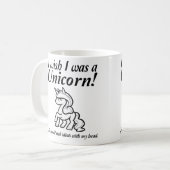 Mug Licorne poignardant le T-shirt drôle (Devant gauche)