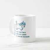 Mug Licorne Pooping sur le petit gâteau (Devant gauche)