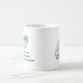 Mug Licorne Pooping sur le petit gâteau (Centre)