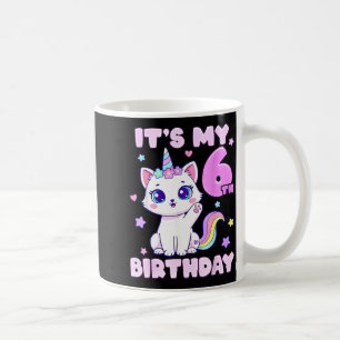 Mug licorne pour les 6 ans de filles
