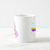 Mug Licorne pourpre - arme à feu (Centre)