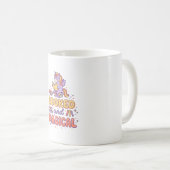 Mug Licorne Réservée et Impression Magique Prête Fond (Devant droit)
