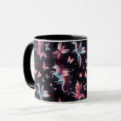 Mug Licorne Rose Dragon Mix (Devant gauche)