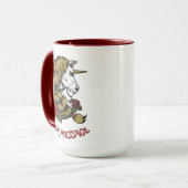 Mug Licorne Rose Mignonne (Devant gauche)