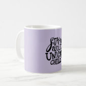 Mug Licorne Sauvage Violet Lavande (Devant gauche)