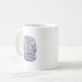 Mug Licorne Sirène Licorne Lagune Conception Graphique (Devant gauche)