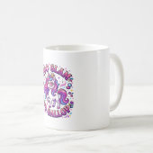 Mug Licorne Trop Glamour pour Galoper Impression sur D (Devant droit)