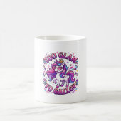Mug Licorne Trop Glamour pour Galoper Impression sur D (Centre)