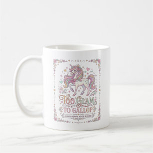 Mug Licorne Trop Glamour pour Galoper Vêtements Adorab