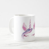 Mug Licorne Violette (Devant gauche)