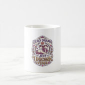 Mug Licorne Zéro Drame Juste Licorne Vibes Élégant Bla (Centre)