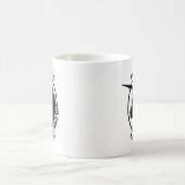 Mug Licorne Zombie de VOTRE TEXTE (Centre)