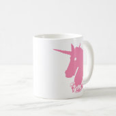 Mug Licorne Zombie Rose (Devant droit)