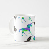 Mug Licornes colorées (Devant gauche)