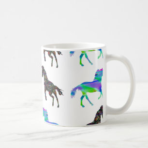 Mug Licornes colorées